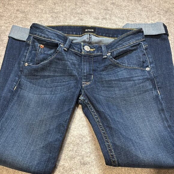 Hudson Bacara Crop Straight Cuffed Jeans, Size 25 - Picture 8 of 14